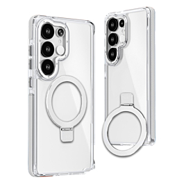 Magnetic Circle Stand with MagSafe Case - CLEAR for Galaxy S26 Ultra (Only Ground Shipping)