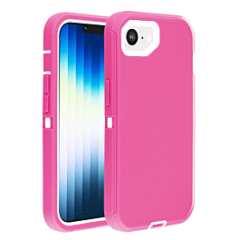 Heavy Duty Case - (PINK) for iPhone 16e / 17e (Only Ground Shipping)