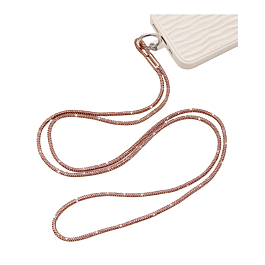 Crystal Neck Lanyard Keychain - ROSE GOLD (Only Ground Shipping)