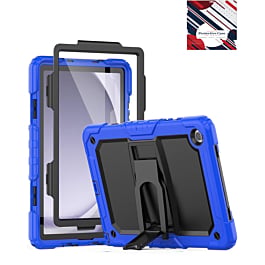 Heavy Duty Shockproof Tablet Case with Kickstand - BLUE Galaxy Tab A9 Plus 2023 (11") (X210, X216, X218) (Only Ground Shipping)
