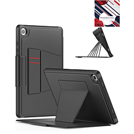 Shockproof Magnetic Multi-Angles Stand Case with Pen Holder for Galaxy Tab A9 Plus 2023 (11") (X210, X216, X218) - BLACK (Only Ground Shipping)