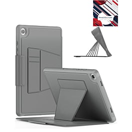 Shockproof Magnetic Multi-Angles Stand Case with Pen Holder for Galaxy Tab A9 Plus 2023 (11") (X210, X216, X218) - GRAY (Only Ground Shipping)