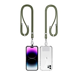 Mobile Phone Straps with Card Holder - GREEN (Only Ground Shipping)