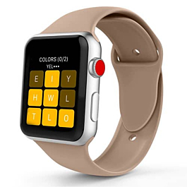 iWatch (42/44/45/49mm) Silicone Band - NUT (Only Ground Shipping)