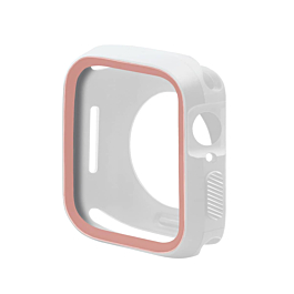iWatch 42mm Soft Double Color Bumper - WHITE & PINK (Only Ground Shipping)