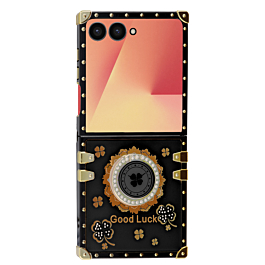 Luxury Shiny Cases for Galaxy Z Flip 7 - BLACK (Only Ground Shipping)