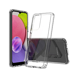 Galaxy A03s Hybrid Case with Air Cushion Technology - CLEAR (Only Ground Shipping)