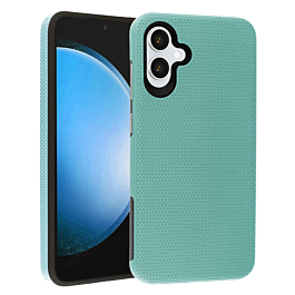 Galaxy A06 Shock Absorption Protective Dual Layer Case - TEAL (Only Ground Shipping)
