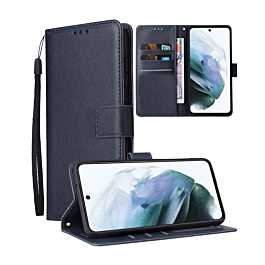 Galaxy A06 Leather Wallet Case with Card Slot - BLUE (Only Ground Shipping)