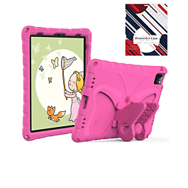 Big Butterfly Case - HOT PINK for iPad 10 2022 (10.9") / iPad 11 (A16) / Air 11 2024 / Air 4 / Air 5 / Pro 11 (All Models) (Only Ground Shipping)