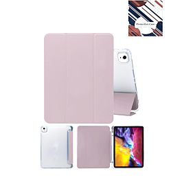 Smart PU Stand with Pen Holder - PINK for iPad Air 11 2024 / Air 4 / Air 5 (Only Ground Shipping)
