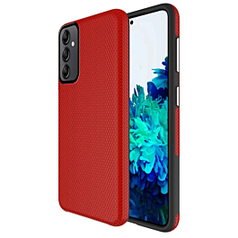 Galaxy A15 Shock Absorption Protective Dual Layer Case - RED (Only Ground Shipping)