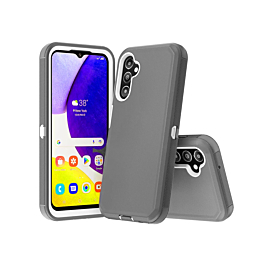 Heavy Duty Case for Galaxy A15 (DARK GRAY & WHITE) (Only Ground Shipping)