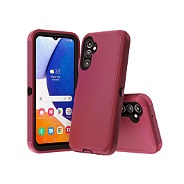 Heavy Duty Case for Galaxy A15 (RED & BLACK) (Only Ground Shipping)