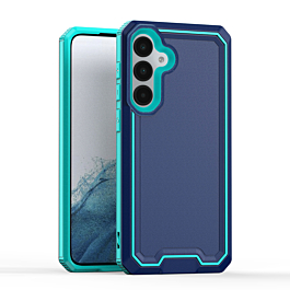 Slim Non-Slip Transparent Matte Case - BLUE for Galaxy A15 (Only Ground Shipping)