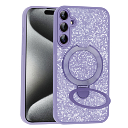 Sparkle Luxury Slim Case with Magnetic Kickstand for Galaxy A17 (LILAC) (Only Ground Shipping)