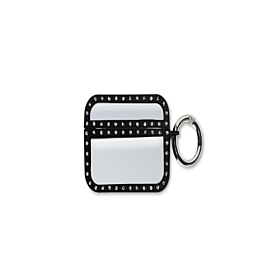 AirPods 1/2 Diamond and Mirror TPU Soft Case - BLACK (Only Ground Shipping)