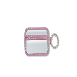 AirPods 1/2 Diamond and Mirror TPU Soft Case - PINK (Only Ground Shipping)