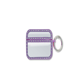 AirPods 1/2 Diamond and Mirror TPU Soft Case - PURPLE (Only Ground Shipping)