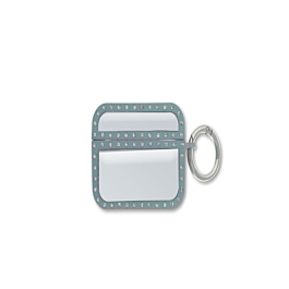 AirPods 1/2 Diamond and Mirror TPU Soft Case - TEAL (Only Ground Shipping)