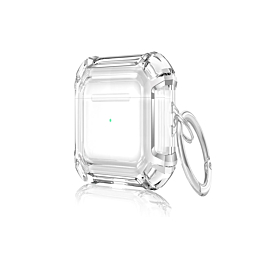 AirPods 1/2 Rugged Ring Shockproof Armor Case - CLEAR (Only Ground Shipping)