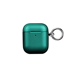 AirPods 1/2 Protective Shell Wireless Earphone Case - DARK GREEN (Only Ground Shipping)