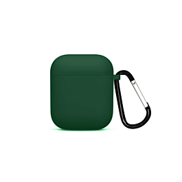 AirPods 1/2 Silicone Case - DARK GREEN (Only Ground Shipping)