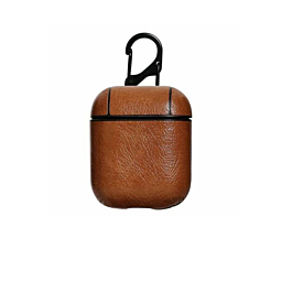 AirPods 1/2 Case (Luxury PU Leather Design) (BROWN) (Only Ground Shipping)