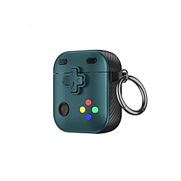 AirPods 1/2 Game Console Design TPU Case - GREEN (Only Ground Shipping)