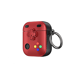 AirPods 1/2 Game Console Design TPU Case - RED (Only Ground Shipping)