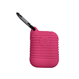 AirPods 1/2 Case with Anti - Lost Strap (HOT PINK) (Only Ground Shipping)
