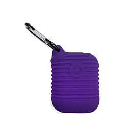 AirPods 1/2 Case with Anti - Lost Strap (PURPLE) (Only Ground Shipping)