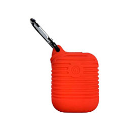 AirPods 1/2 Case with Anti - Lost Strap RED (Only Ground Shipping)