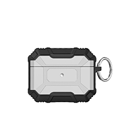 AirPods 3 Hard Plastic Transparent Case with Keychain - WHITE (Only Ground Shipping)