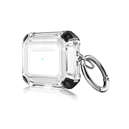 AirPods 3 Rugged Ring Shockproof Armor Case - BLACK (Only Ground Shipping)