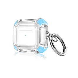 AirPods 3 Rugged Ring Shockproof Armor Case - BLUE (Only Ground Shipping)