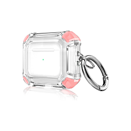 AirPods 3 Rugged Ring Shockproof Armor Case - PINK (Only Ground Shipping)