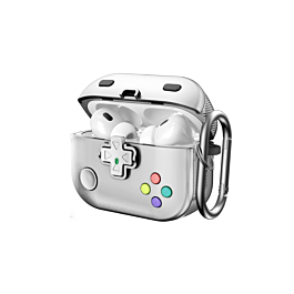 AirPods 3 Game Console Design TPU Case - WHITE (Only Ground Shipping)