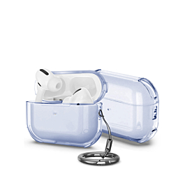 Hybrid Case with Air Cushion Technology - LIGHT BLUE for Airpods 4th Gen (Only Ground Shipping)
