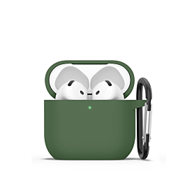 AirPods 4th Gen Silicone Case -DARK GREEN (Only Ground Shipping)