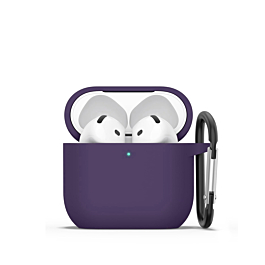 AirPods 4th Gen Silicone Case -DARK PURPLE (Only Ground Shipping)