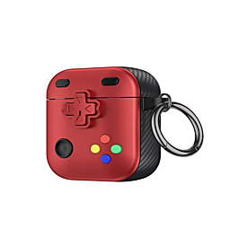 AirPods 4 Game Console Design TPU Case - RED  (Only Ground Shipping)