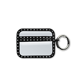 AirPods Pro (2nd Gen) Diamond and Mirror TPU Soft Case - BLACK (Only Ground Shipping)