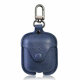 AirPods Pro Case (Luxury PU Leather Design) (BLUE) (Only Ground Shipping)