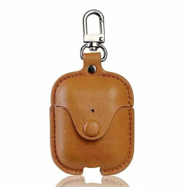 AirPods Pro Case (Luxury PU Leather Design) (LIGHT BROWN) (Only Ground Shipping)