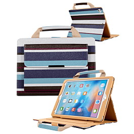Smart Work Bag Style Case - MIX COLOR BLUE for iPad Air 4 / Air 5 / Pro 11 (1st / 2nd / 3rd / 4th) (Only Ground Shipping)