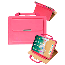 Smart Work Bag Style Case - HOT PINK for iPad 5 (2017) / iPad 6 (2018) / Air 1 / Air 2 / Pro 9.7 (Only Ground Shipping)