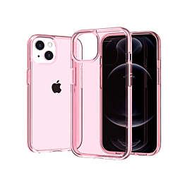Ultra Glossy Protector Case - CLEAR PINK for iPhone 13 Pro (Only Ground Shipping)
