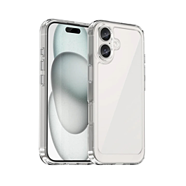 Hybrid Case with Air Cushion Technology - CLEAR for iPhone 16 (Only Ground Shipping)