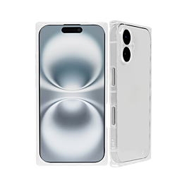 Square Clear Case - CLEAR for iPhone 16 (Only Ground Shipping)